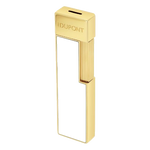 dupont twiggy white lacquer gold lighter3