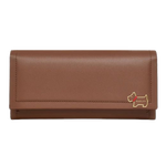 1 radley heritage lane saddle large flapover matinee purse 111467