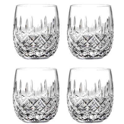 These London 4 x 35cl Gin & Tonic Barrel Tumblers have been designed by Royal Scot Crystal.