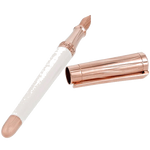 s t dupont feminine white liberte fountain pen cap off