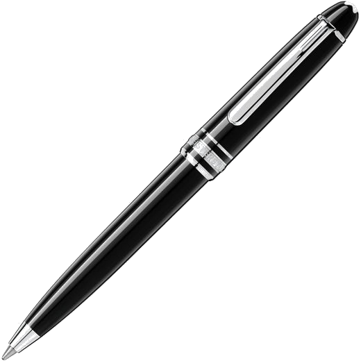 Montblanc Meisterstuck Platinum-Plated Petite Ballpoint Pen.