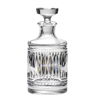This Art Deco 50cl Round Spirit Decanter has been designed by Royal Scot Crystal.