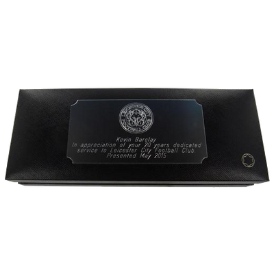 montblanc 20 years service plaque engraving grotesque italics leicester city football club 008220166f347464339f1644042f7736