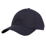 boss zed linen dark blue cap