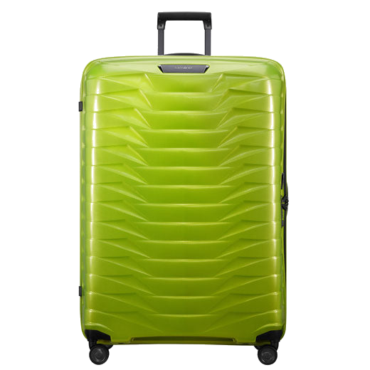 Samsonite's Proxis Lime Spinner XXL Suitcase, 86 cm is the largest size from the range and is suitable for long trips.