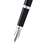 cross century black lacquer fountain pen1
