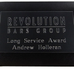 Wheelers Luxury Gifts specialise in engraving onto Plaques for gift boxes.