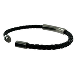 hugoboss leather bracelet