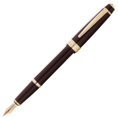 cross bailey light dark red fountain pen