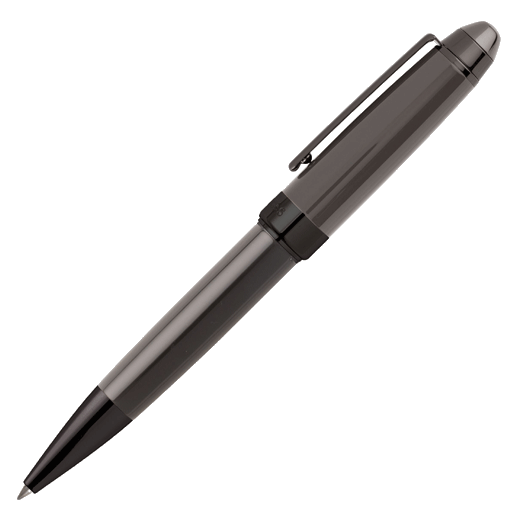 Hugo Boss Grey & Gunmetal Icon Ballpoint Pen