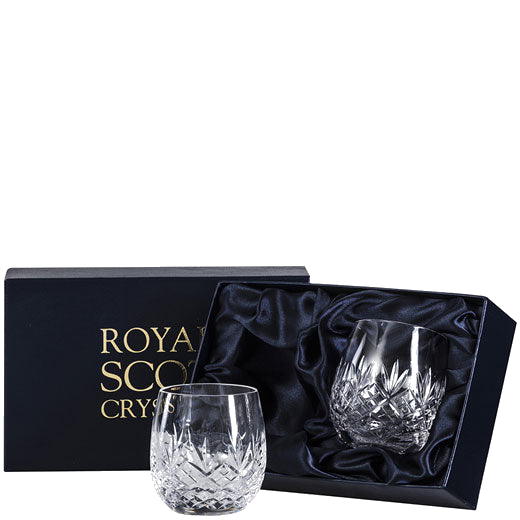 royal scot crystal 2 g t edinburgh barrel tumblers packaging