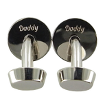 hugo boss name cufflinks engraving script rounded font daddy 2a855c56ec03db5c8261e3ca27d5a40f