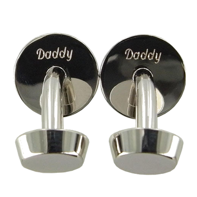 hugo boss name cufflinks engraving script rounded font daddy 2a855c56ec03db5c8261e3ca27d5a40f