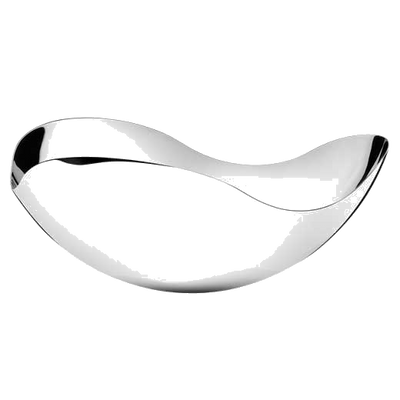 georg jensen bloom large stainless steel bowl 1
