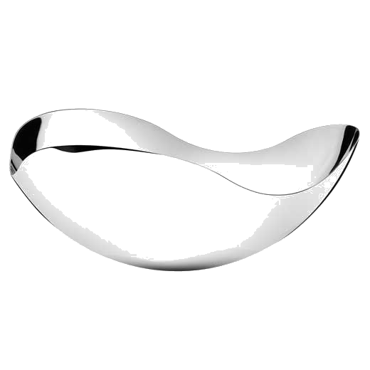 georg jensen bloom large stainless steel bowl 1