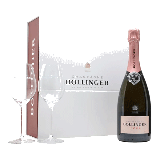 bollinger rose gift set