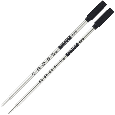 cross 2 pack ballpoint black medium refills