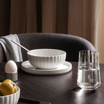 georg jensen set of 6 bernadotte tall crystal glasses lifestyle