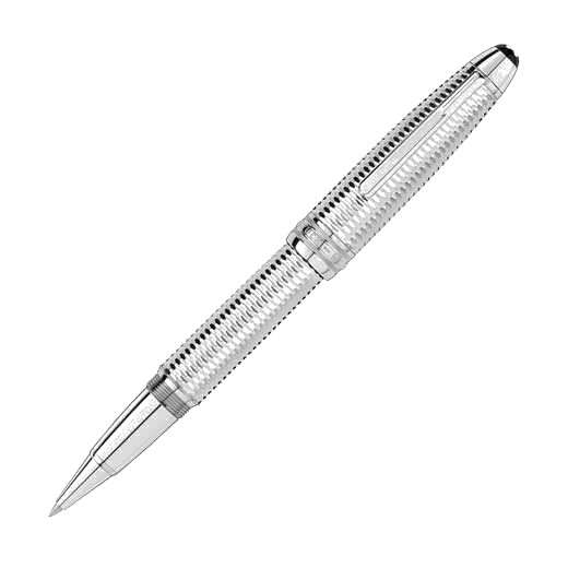 Montblanc Meisterstück Platinum-coated cone with rollerball nib.
