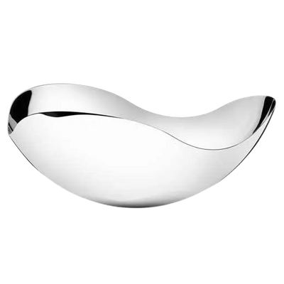 The Georg Jensen Bloom large stainless steel bowl.