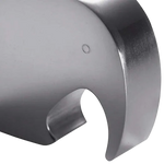 The curved trunk of the Georg Jensen Elephant Bottle Opener.