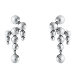 These Georg Jensen Moonlight Grapes Chandelier Earrings Silver are made with sterling silver and will come in a branded gift box.