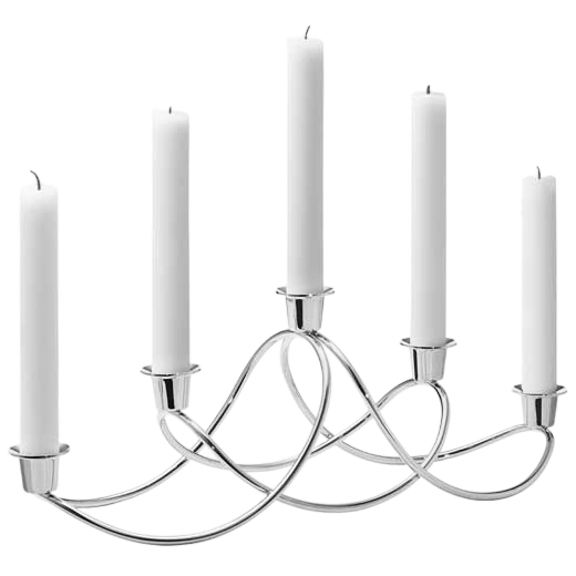 Mirror Polished Stainless Steel Harmony Candle Holder