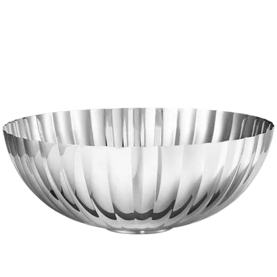 This is the Georg Jensen Stainless Steel Bernadotte Large Bowl.
