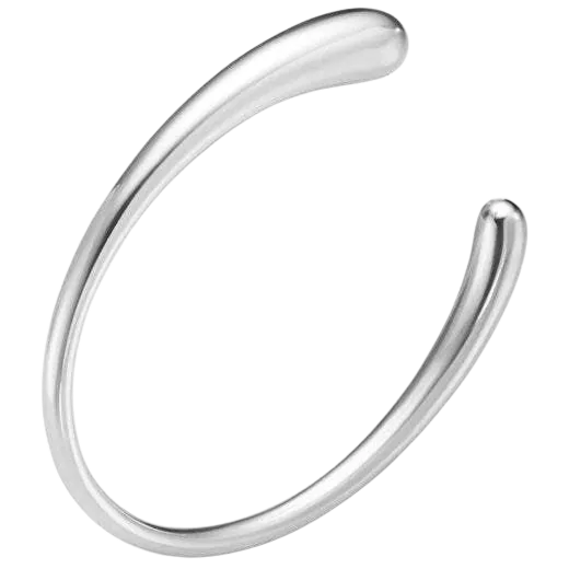 This is the Georg Jensen Sterling Silver Mercy Open Bangle.