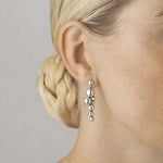 georg jensen moonlight grapes oxidised sterling silver drop earrings model