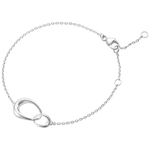 This is the Georg Jensen Sterling Silver Offspring Interlocking Bracelet.