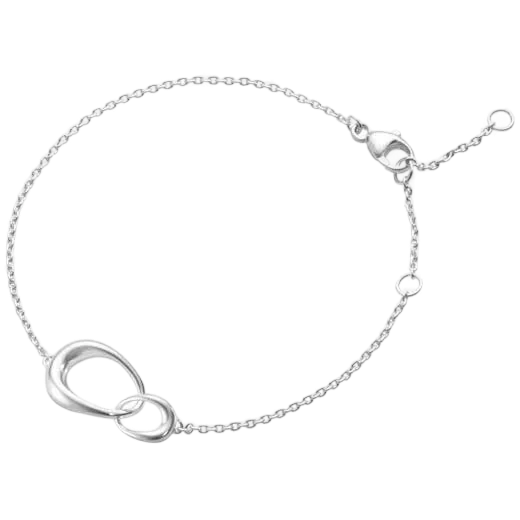 This is the Georg Jensen Sterling Silver Offspring Interlocking Bracelet.