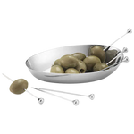 These Georg Jensen Stainless Steel SKY Food/Cocktail Sticks are perfect for olives.