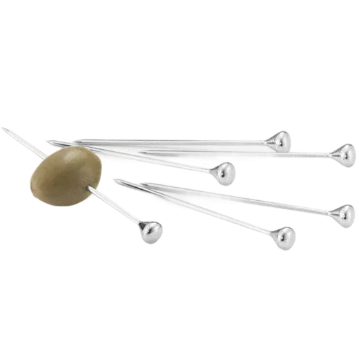 These are the Georg Jensen Stainless Steel SKY Food/Cocktail Sticks.