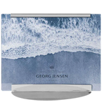 This Georg Jensen Stainless Steel SKY Large Picture Frame has room for 2 photos.