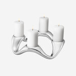 Stainless Steel Round Cobra Candle Holder