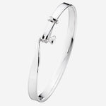 This is the Georg Jensen Sterling Silver Torun Bangle.