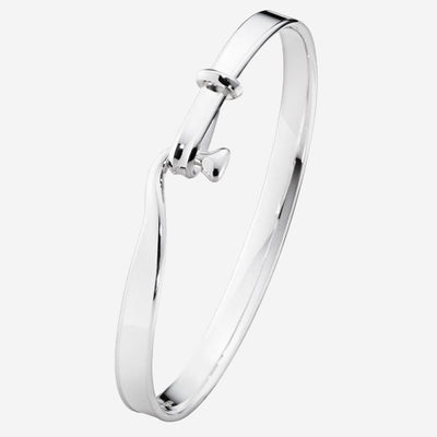 This is the Georg Jensen Sterling Silver Torun Bangle.