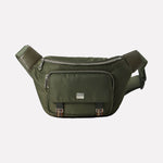 This Paul Smith green waist bag is made from a nylon material.