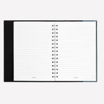 This Montblanc Notebook comes with refillable lined pages.
