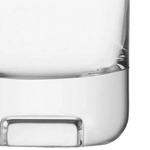 LSA International's Signature Cask Whisky Set Tumblers feature an ice cube shaped dimple.