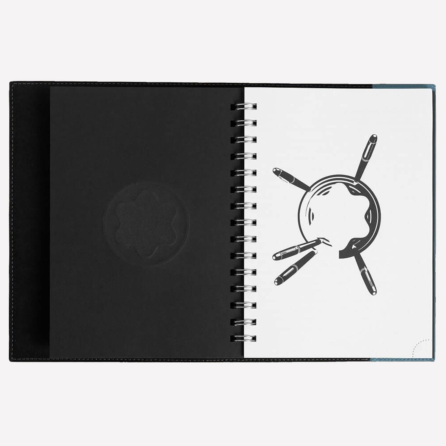 Montblanc Smoky Blue Leather Envelope Notebook #146 Set – Wheelers