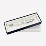 This Montblanc Meisterstück white resin rollerball pen comes in its own bespoke gift box.