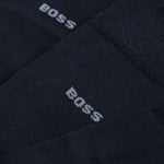 The pair of BOSS gift set socks come with the logo stitched into the cotton.