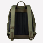 Paul Smith Green backpack comes with a black padded reverse and two shoulder straps.