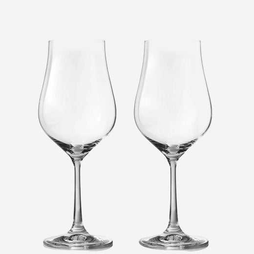 These Classic Collection 2 x 35cl White Wine Glasses have been created by Royal Scot Crystal.