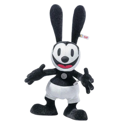 This is 100th Anniversary Disney Oswald designed by Steiff.