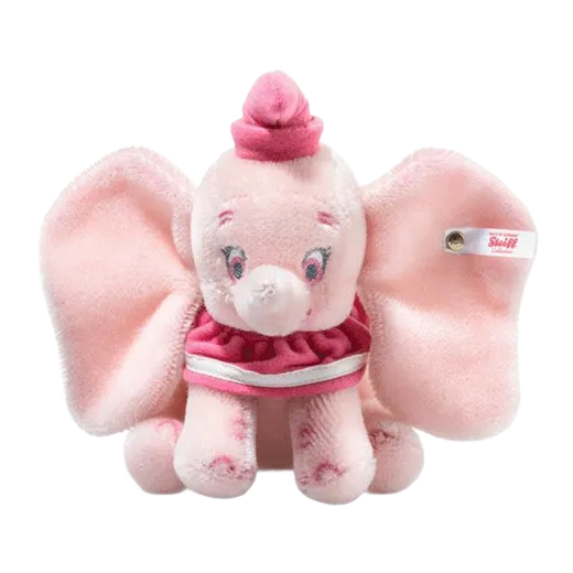 his Steiff collaboration results in Disney's Dumbo Soft Plush Toy, Pink, which is reminiscent of the scene where Dumbo and Timothy see pink elephants.