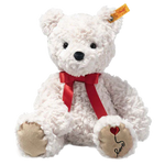 This Soft Cuddly Friends Jimmy the Love Teddy Bear is designed by Steiff.