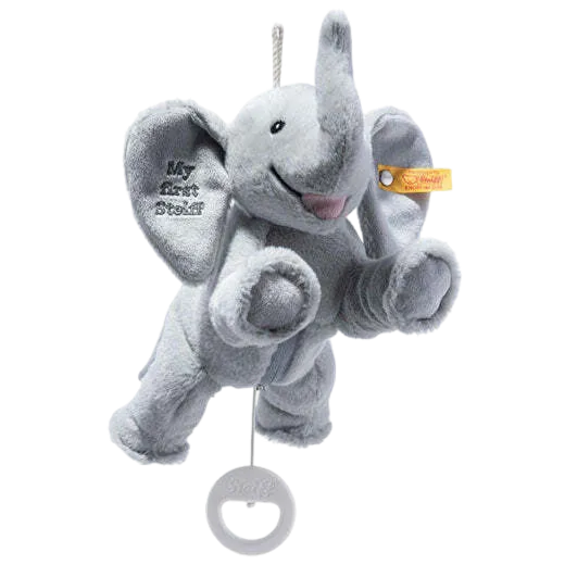 This My First Steiff Ellie the Music Box Elephant is made by Steiff.